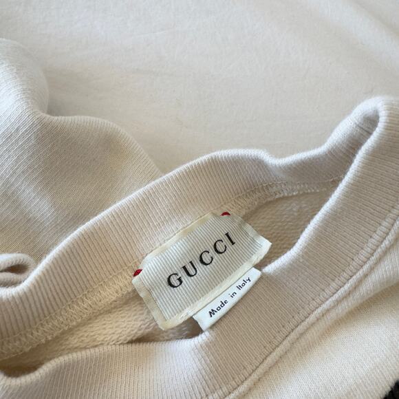 Gucci Kids GG Apple Print Sweatshirt Size 6 Years - Picture 3 of 7